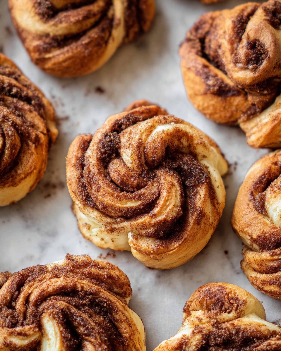 Cinnamon Knots with Coffee Icing Recipe - Recipe Image
