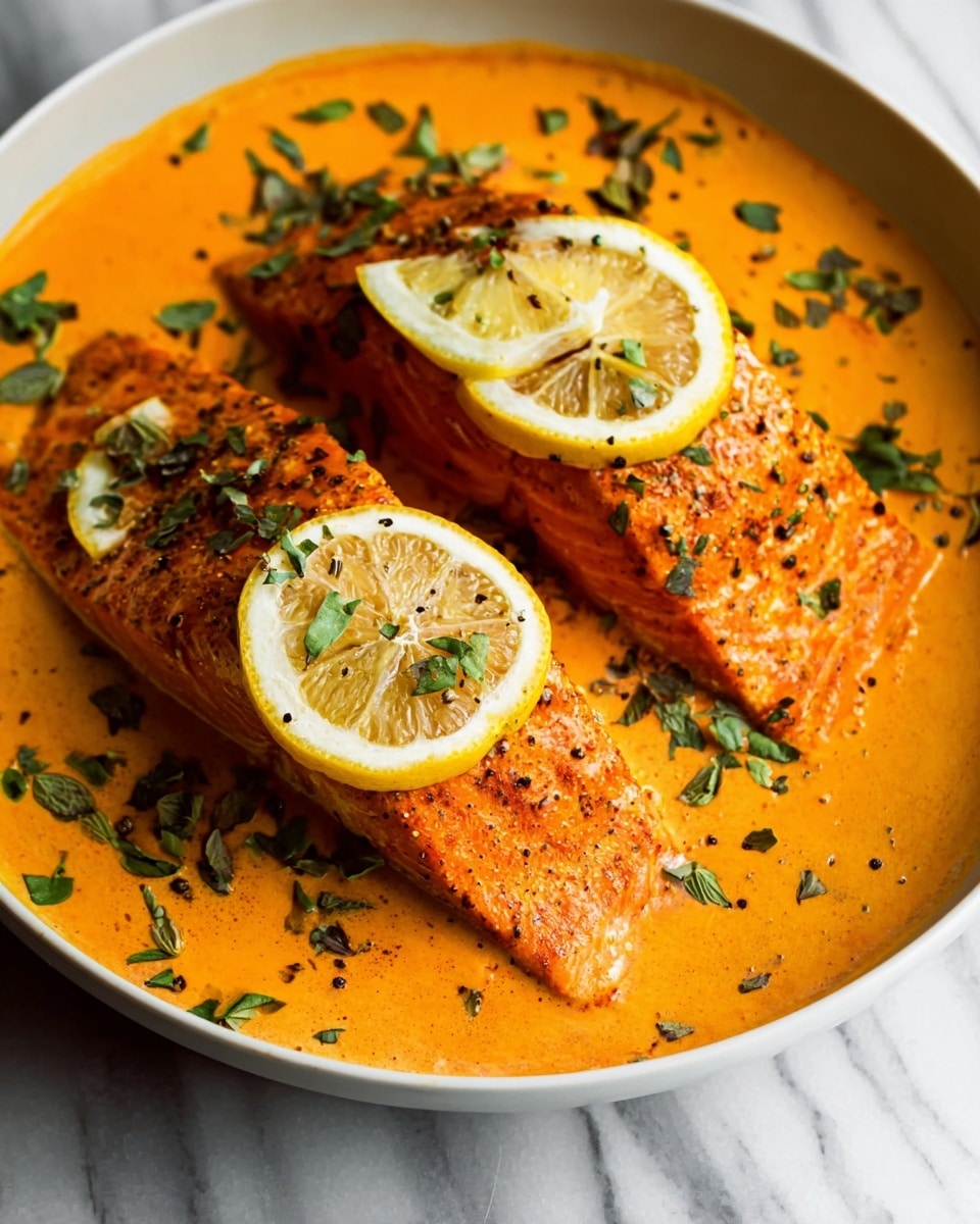 Roasted Red Pepper Salmon Recipe - Recipe Image