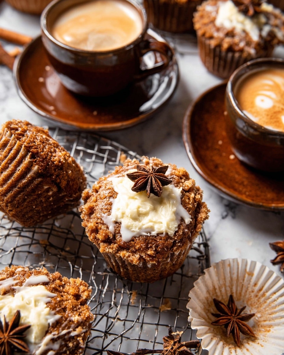 Pumpkin Cream Cheese Muffins with Candied Ginger and Cinnamon Sugar Recipe - Recipe Image