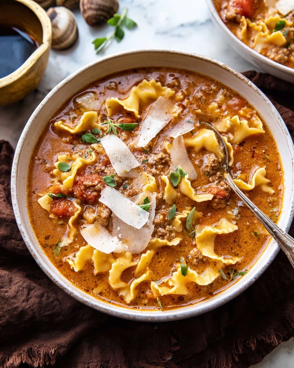 Spicy Lasagna Soup Recipe - Recipe Image