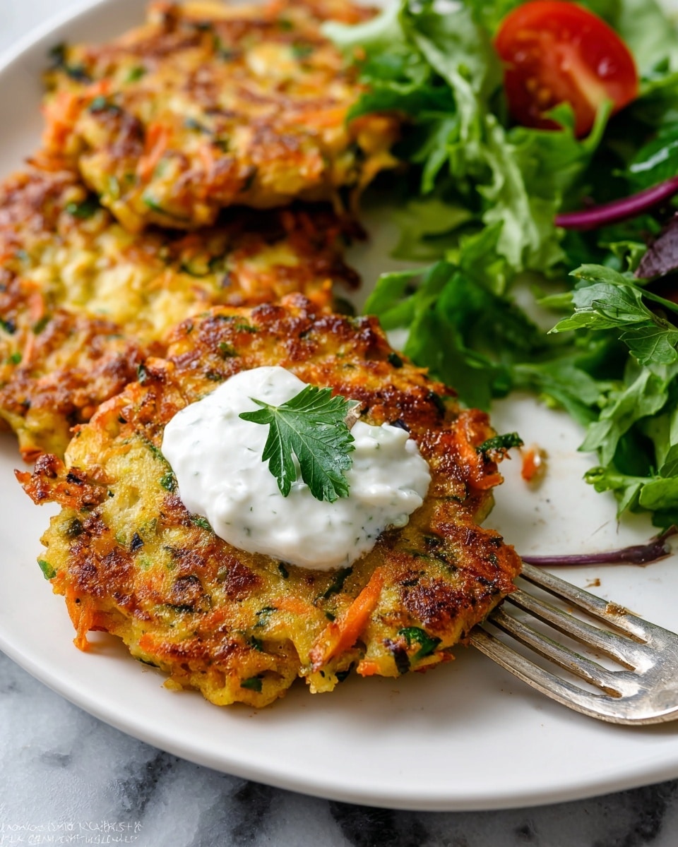 Zucchini & Sweet Potato Fritters Recipe - Recipe Image