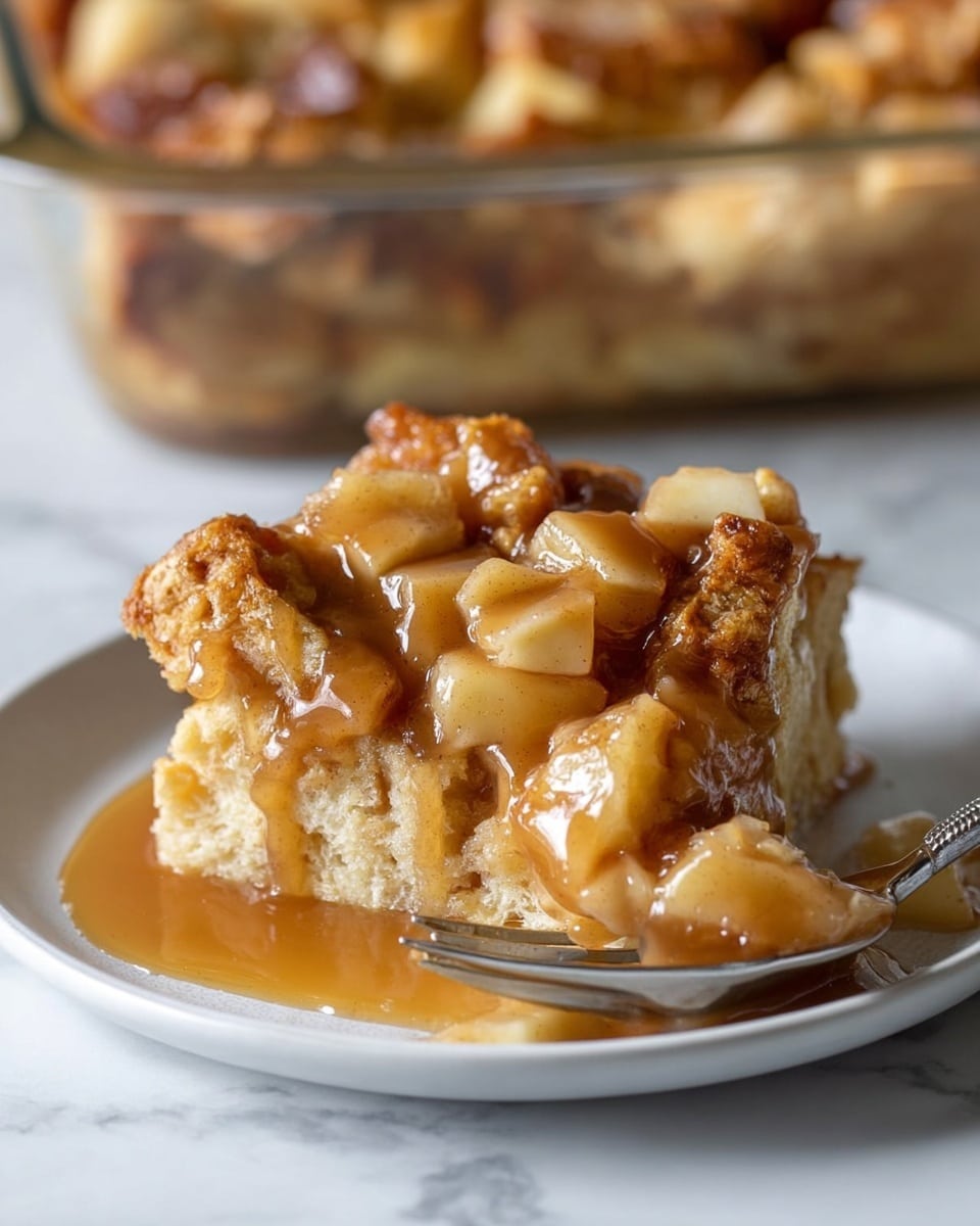 Caramel Apple French Toast Casserole Recipe - Recipe Image