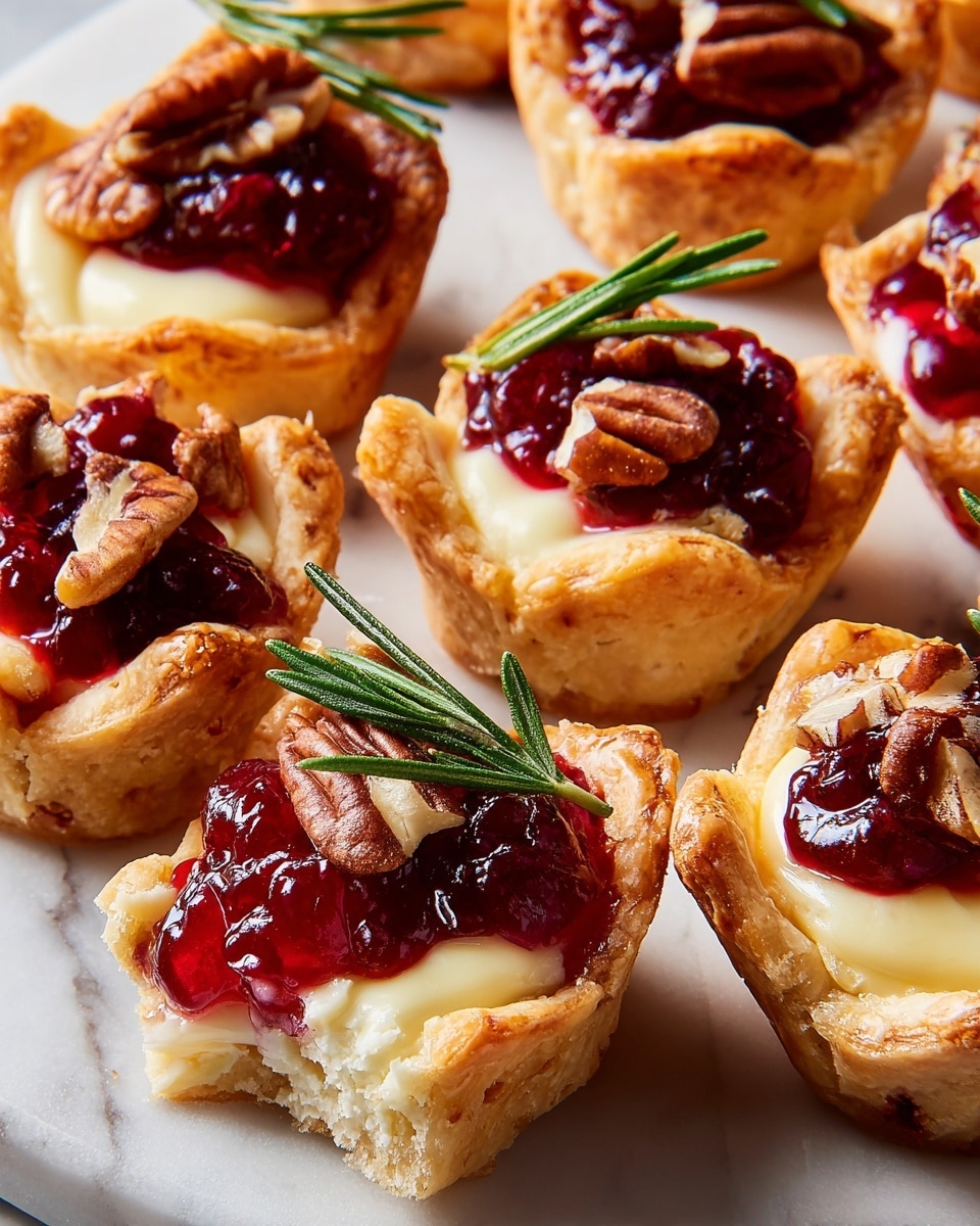 Cranberry Brie Bites Recipe - Recipe Image