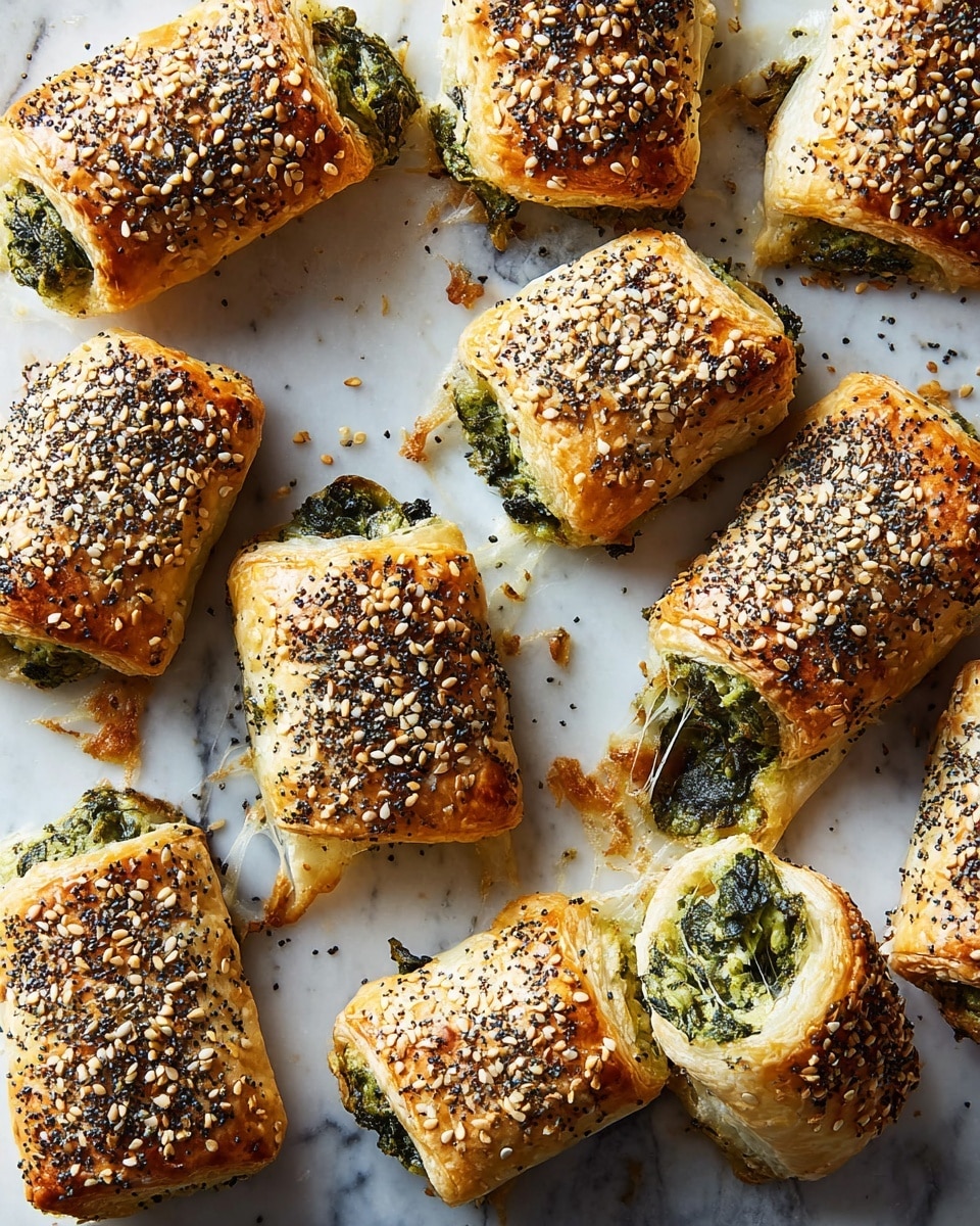 Spinach Dip Rolls Recipe - Recipe Image