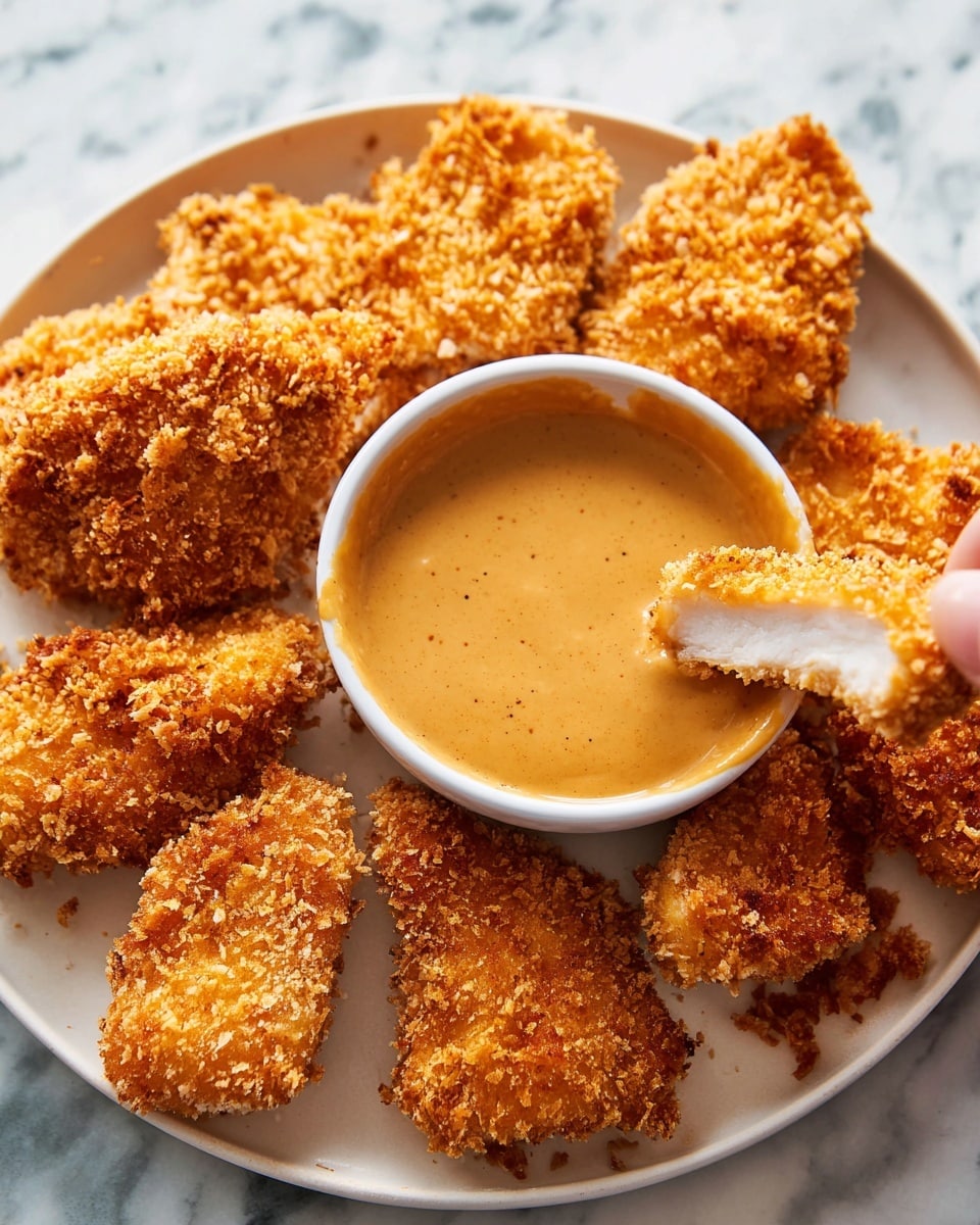 Crispy Baked Chicken Nuggets Recipe - Recipe Image