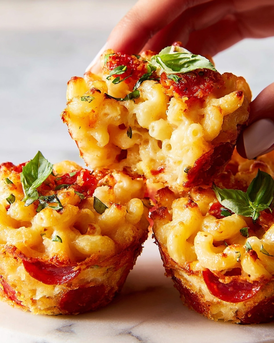 Mac & Cheese Pizza Bites Recipe - Recipe Image