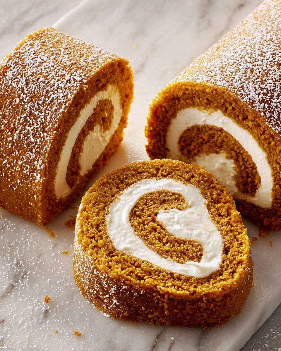 Pumpkin Cheesecake Roll Recipe - Recipe Image