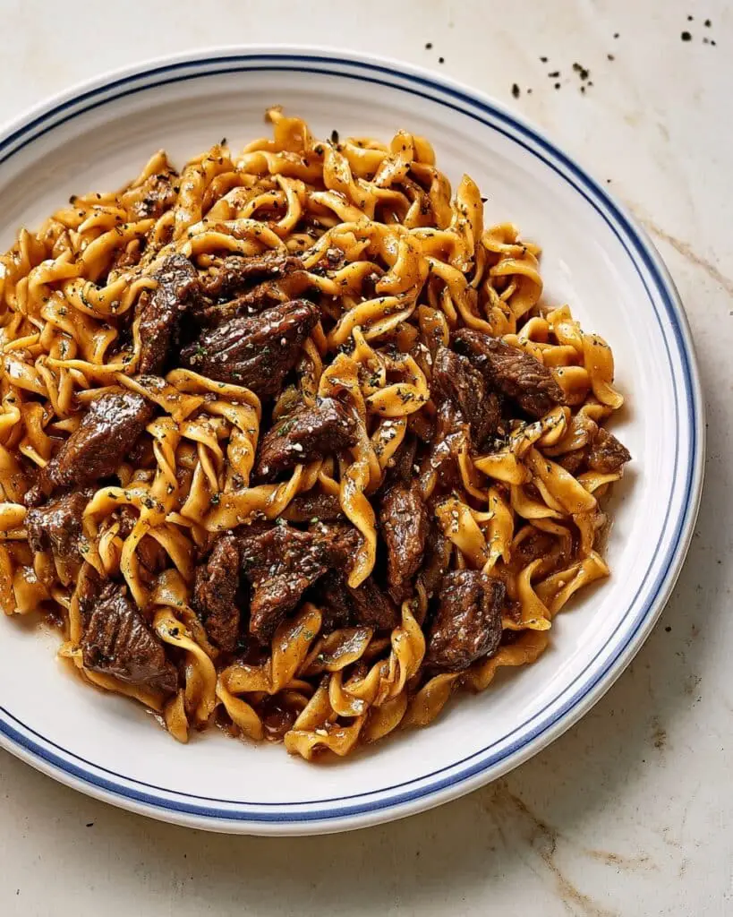 Amish Beef & Noodles Recipe