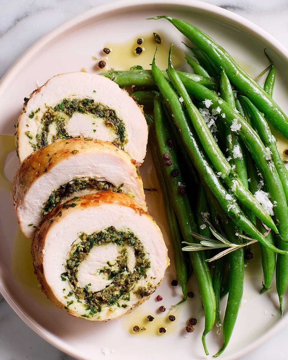 Garlic & Herb Turkey Roulade Recipe - Recipe Image