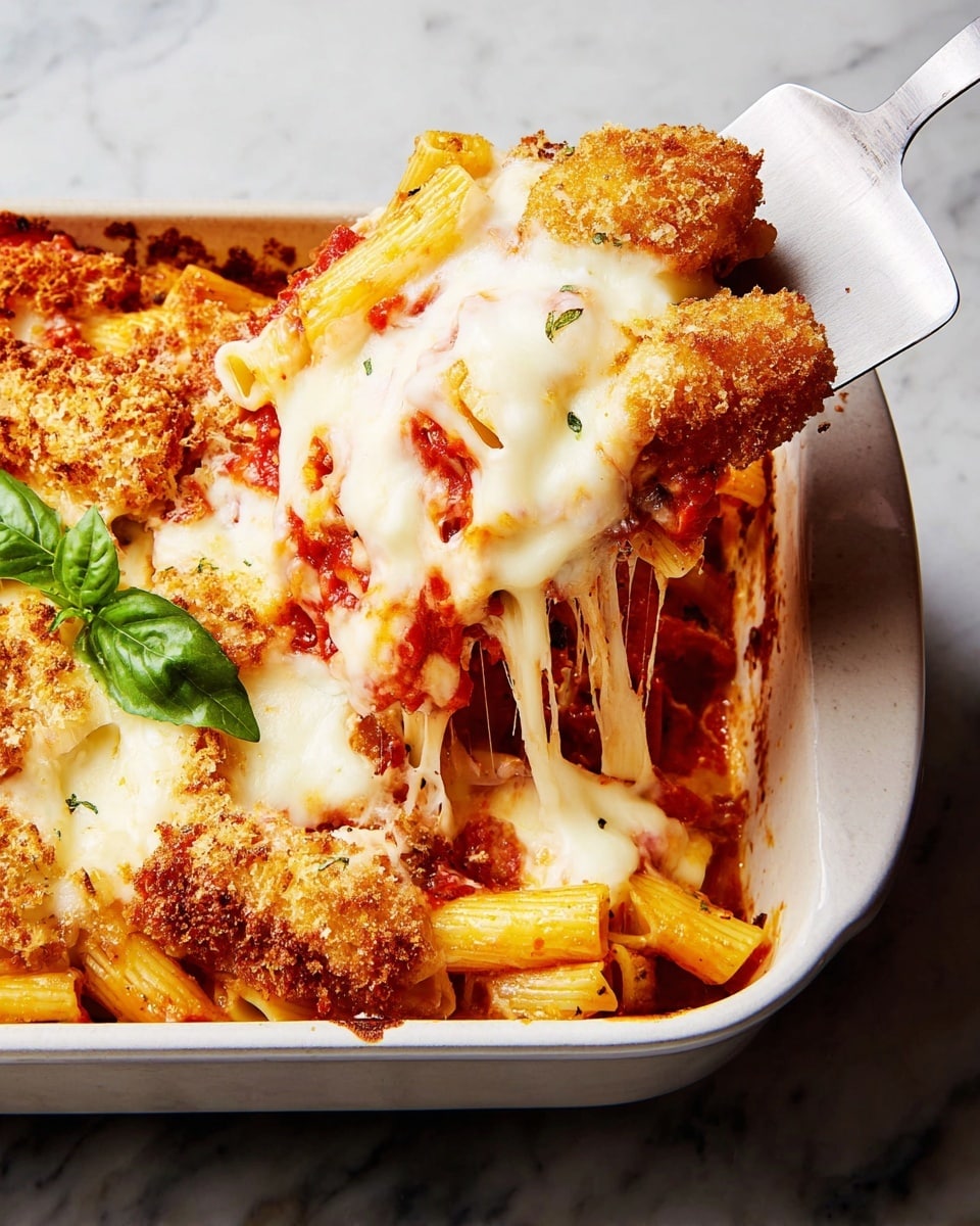 Chicken Nugget Parm Casserole Recipe - Recipe Image
