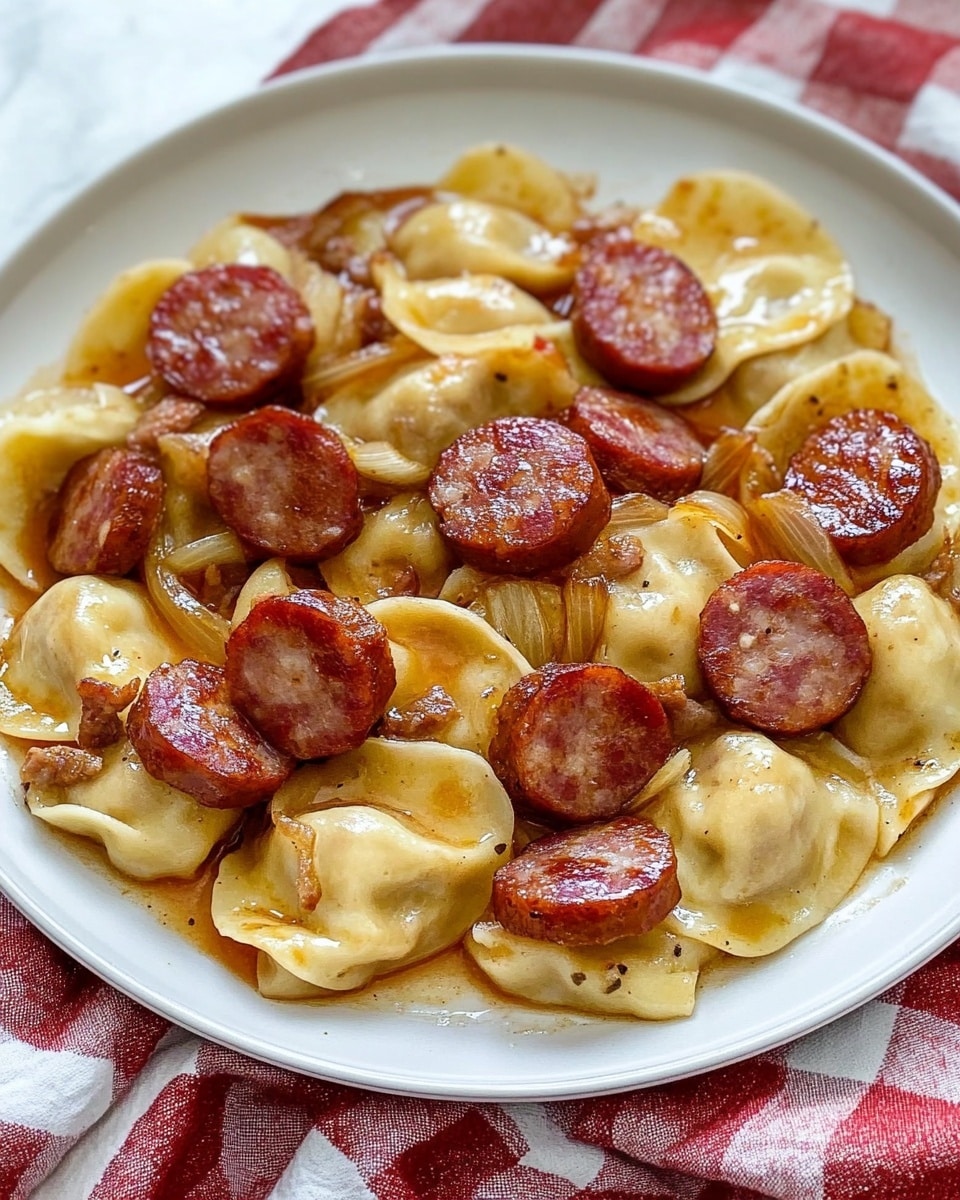 Pierogies and Kielbasa Skillet Roast Recipe - Recipe Image