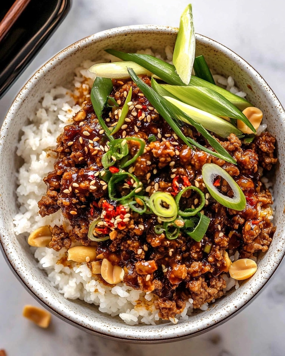 20 Minute Korean Gochujang Beef Bowls Recipe - Recipe Image