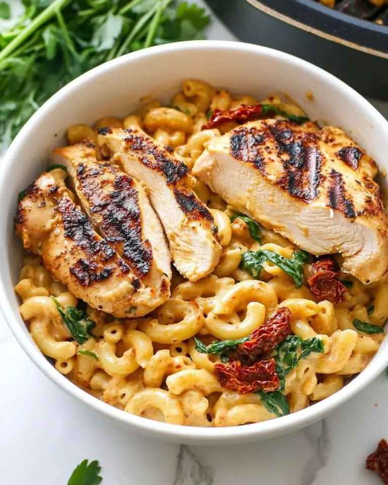 Tuscan Chicken Mac and Cheese Recipe