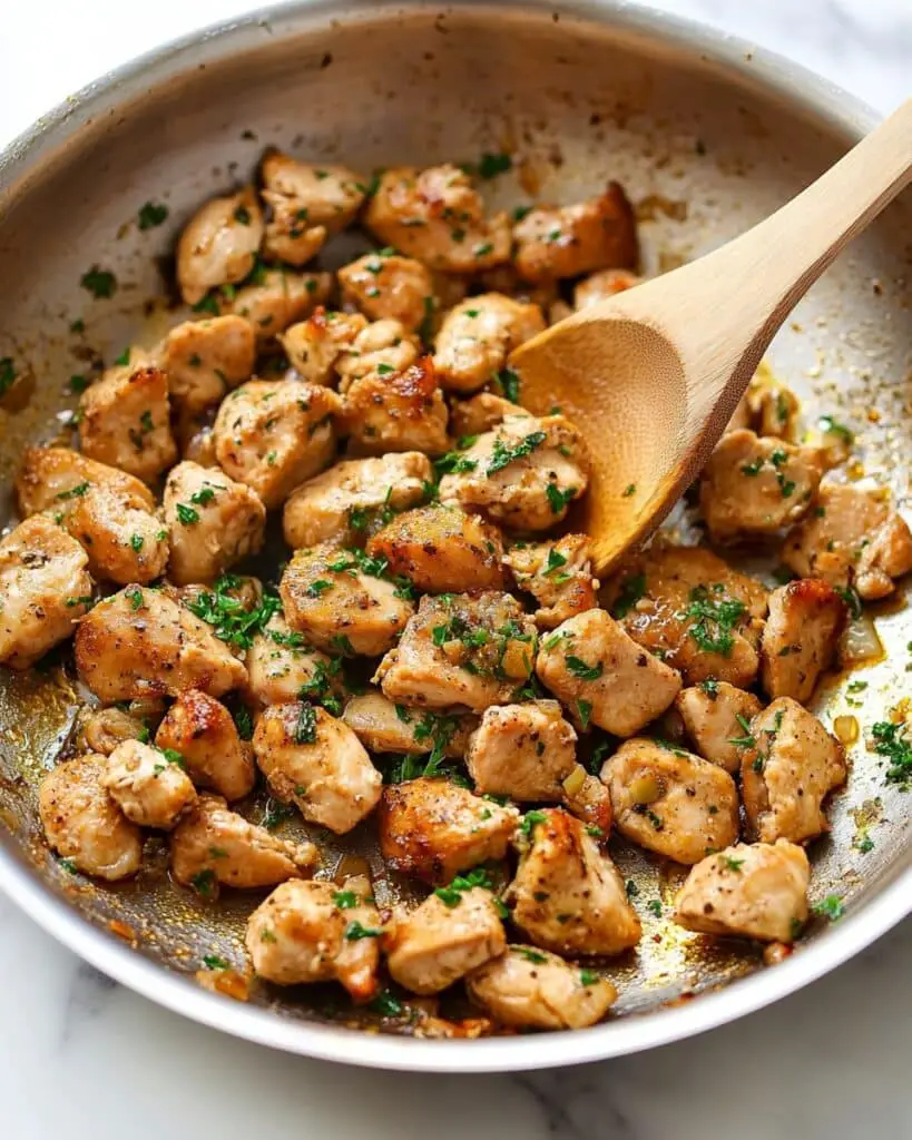 Garlic Butter Chicken Bites Recipe