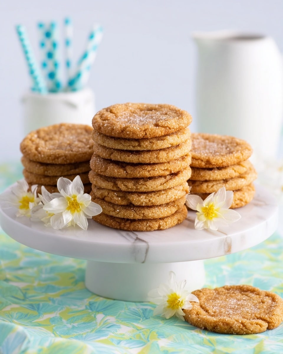 Crinkly Crackly Butter Toffee Sugar Cookies Recipe - Recipe Image