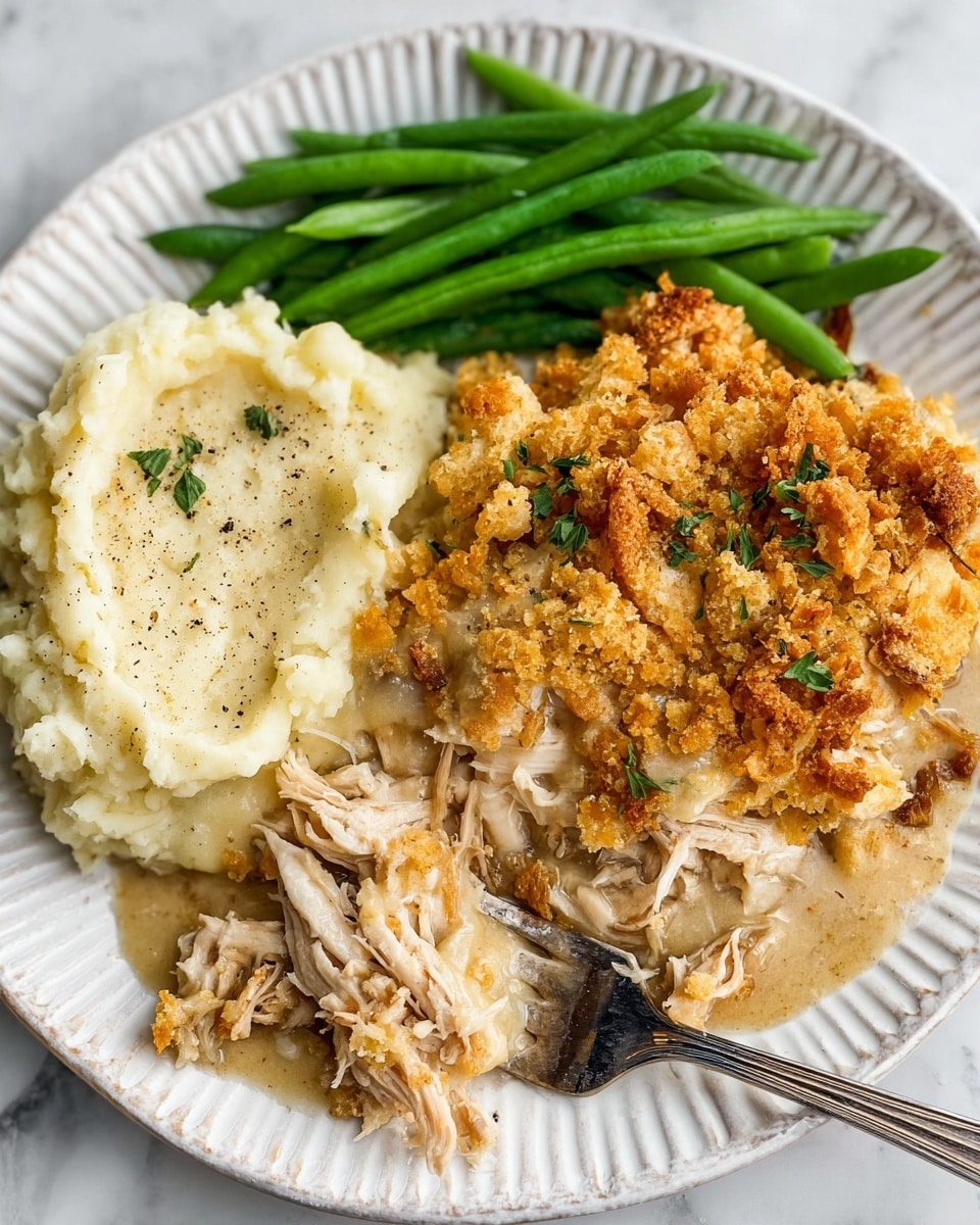 Crockpot Chicken and Stuffing Recipe - Recipe Image