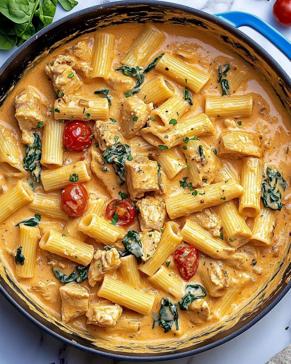 Tuscan Chicken Pasta Recipe - Recipe Image