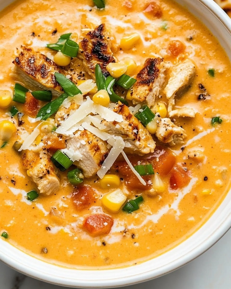 Creamy Cajun Chicken Pasta Soup Recipe - Recipe Image
