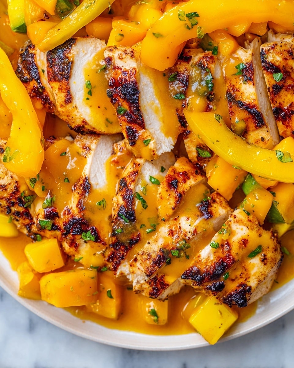 Grilled Mango Pineapple Chicken Recipe - Recipe Image
