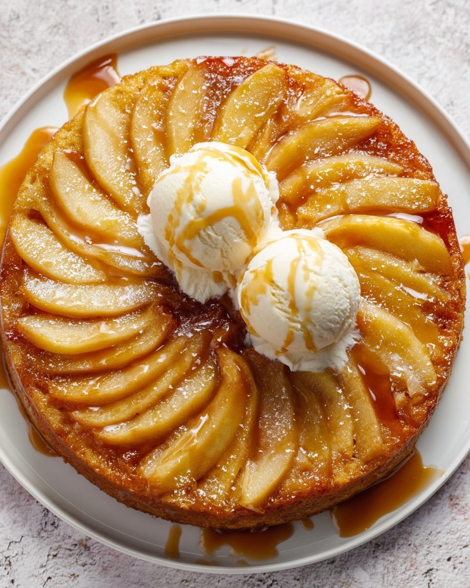 Apple Upside Down Cake Recipe - Recipe Image