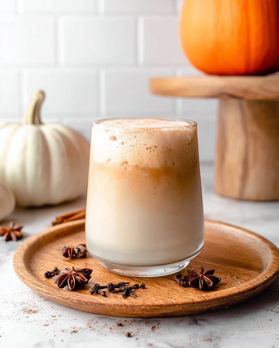 Iced Pumpkin Cream Chai Tea Latte Recipe - Recipe Image