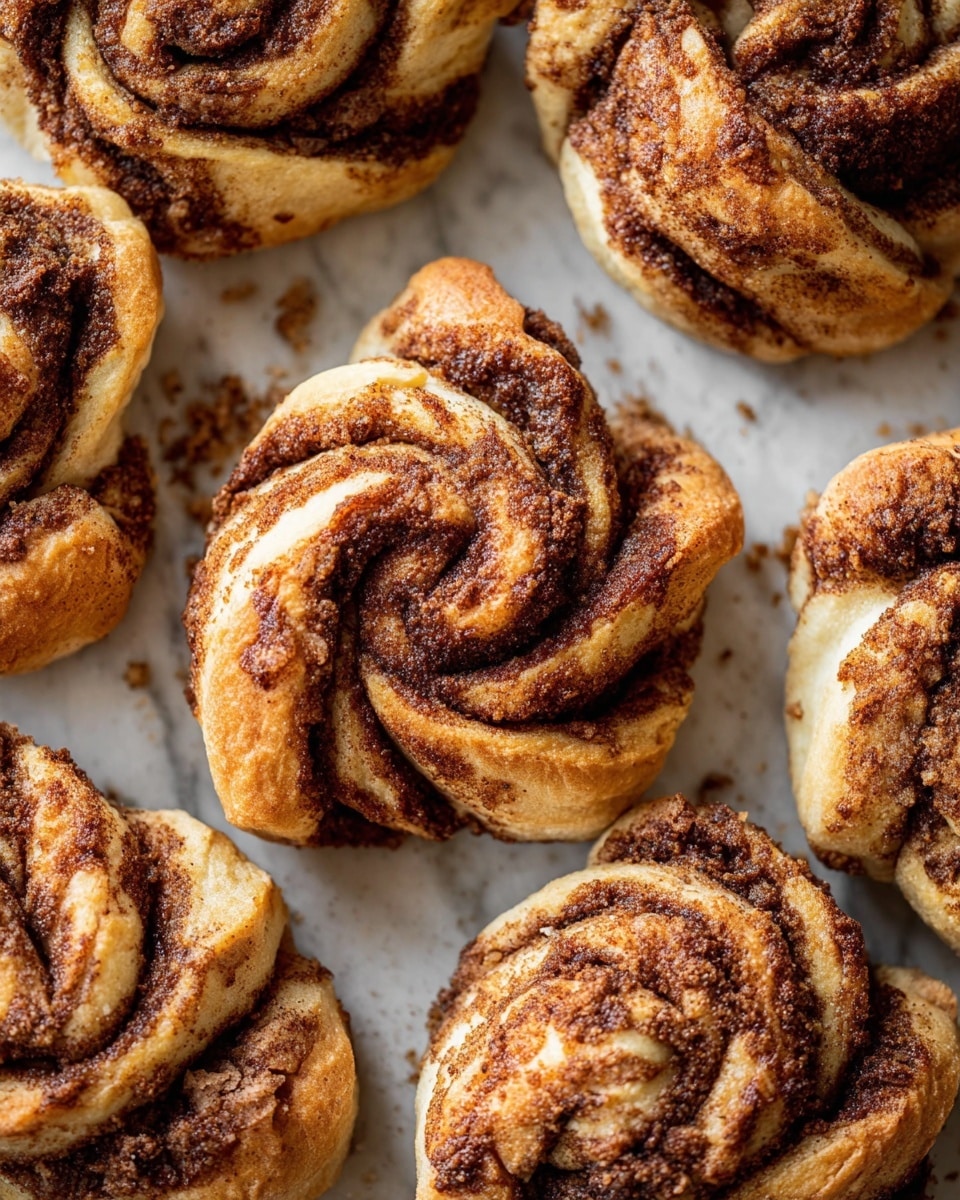 Cinnamon Knots with Coffee Icing Recipe - Recipe Image