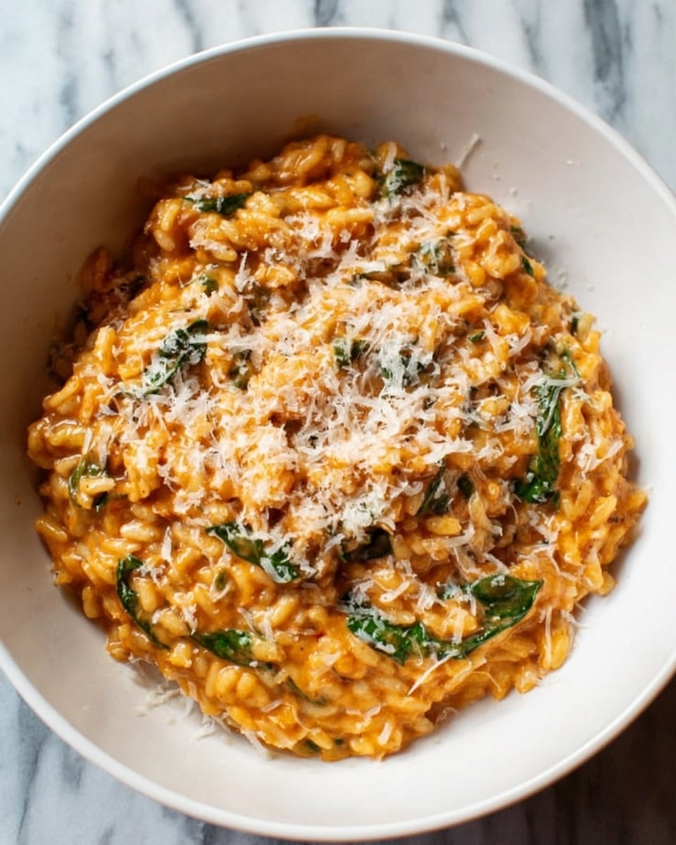 Ground Beef Orzo with Tomato Cream Sauce Recipe - Recipe Image