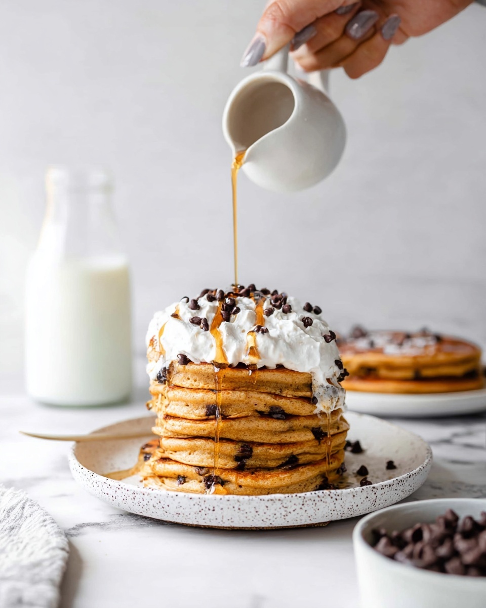 Pumpkin Chocolate Chip Pancakes Recipe - Recipe Image