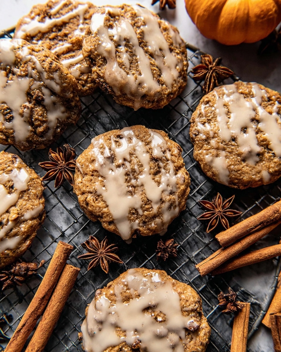 Vanilla Pumpkin Oatmeal Latte Cookies Recipe - Recipe Image