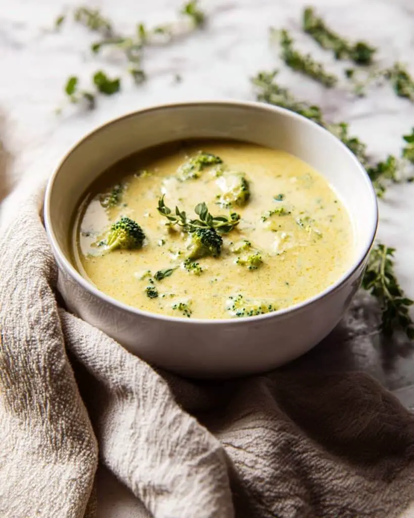 Instant Pot Broccoli Cheddar and Zucchini Soup Recipe
