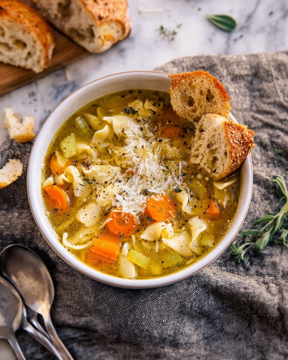 Homestyle Chicken Noodle Soup Recipe - Recipe Image