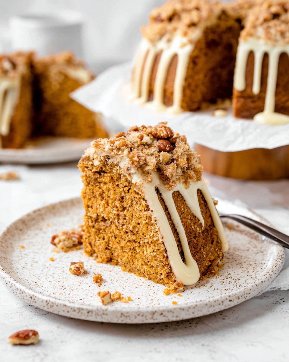 Healthy Pumpkin Coffee Cake Recipe - Recipe Image