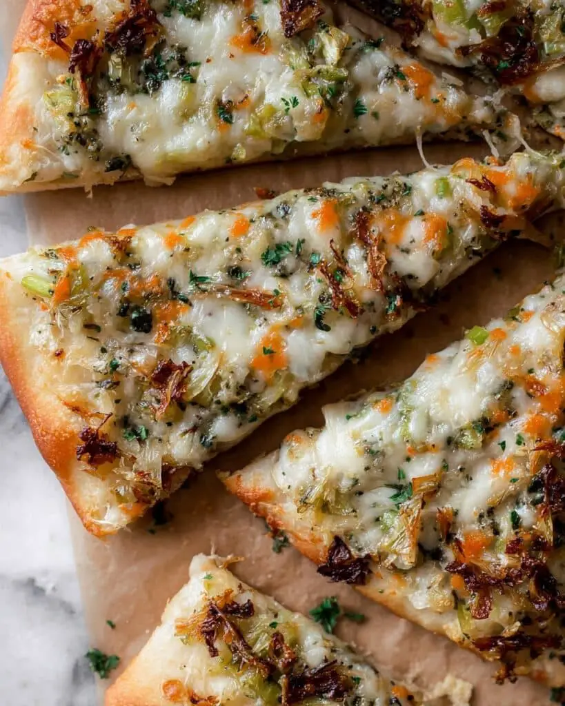 Brussels, Caramelized Onion, and Pistachio Pizza Recipe