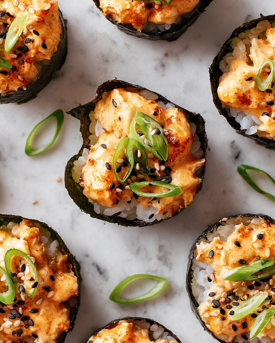 Baked Salmon Sushi Cups Recipe - Recipe Image