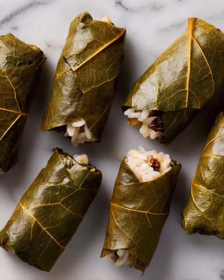 Veggie-Stuffed Grape Leaves (Dolmas) Recipe
