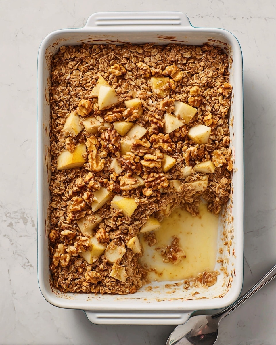 Baked Apple Oatmeal Recipe - Recipe Image