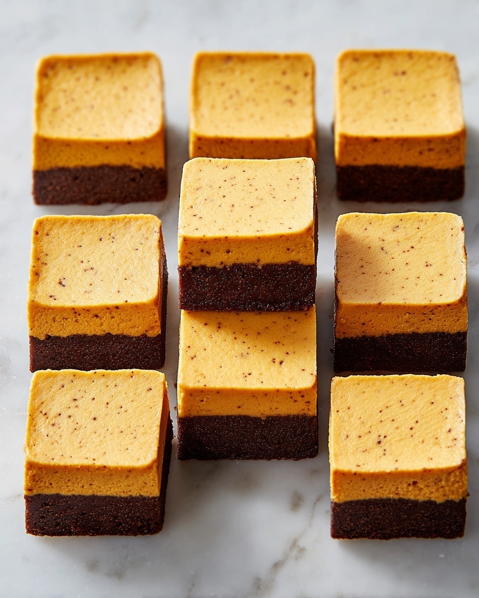 Pumpkin Cheesecake Brownies Recipe - Recipe Image