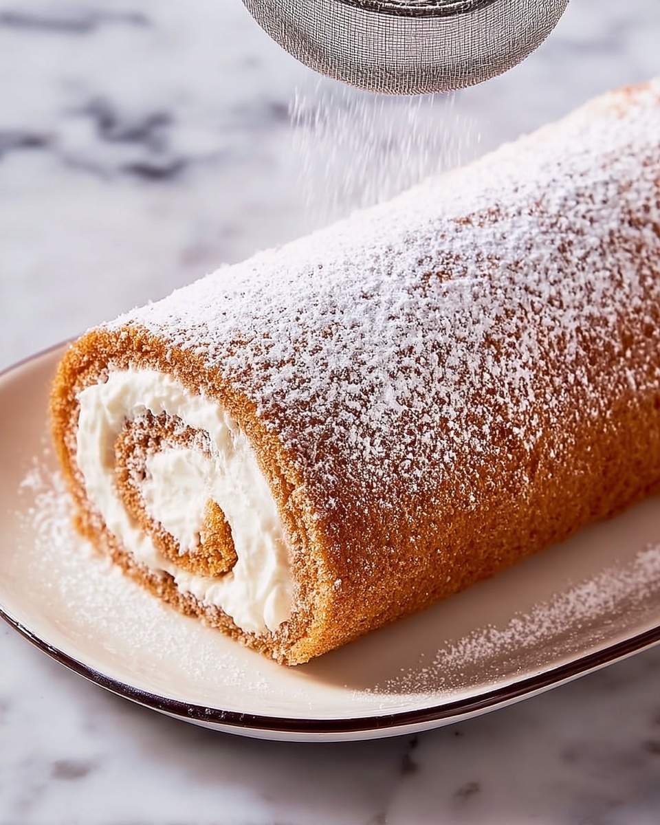 Pumpkin Cheesecake Roll Recipe - Recipe Image