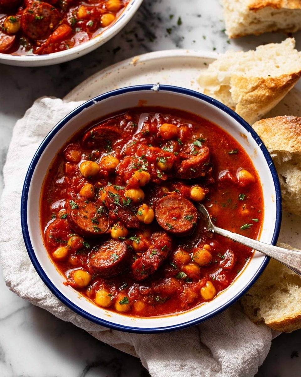 Chorizo Chickpea Stew Recipe - Recipe Image