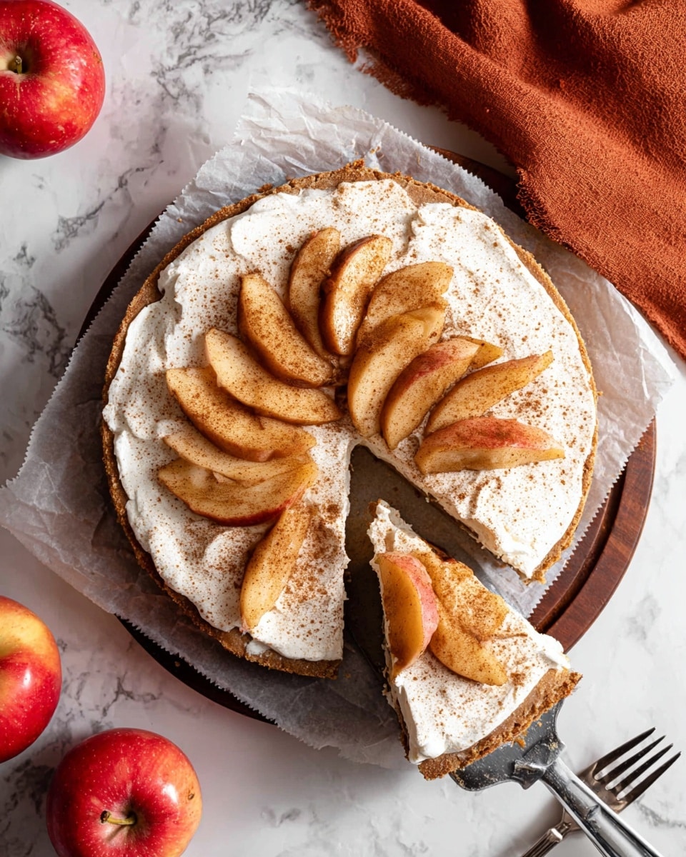Apple Spice Cake with Caramelized Apples and Whipped Cream Recipe - Recipe Image