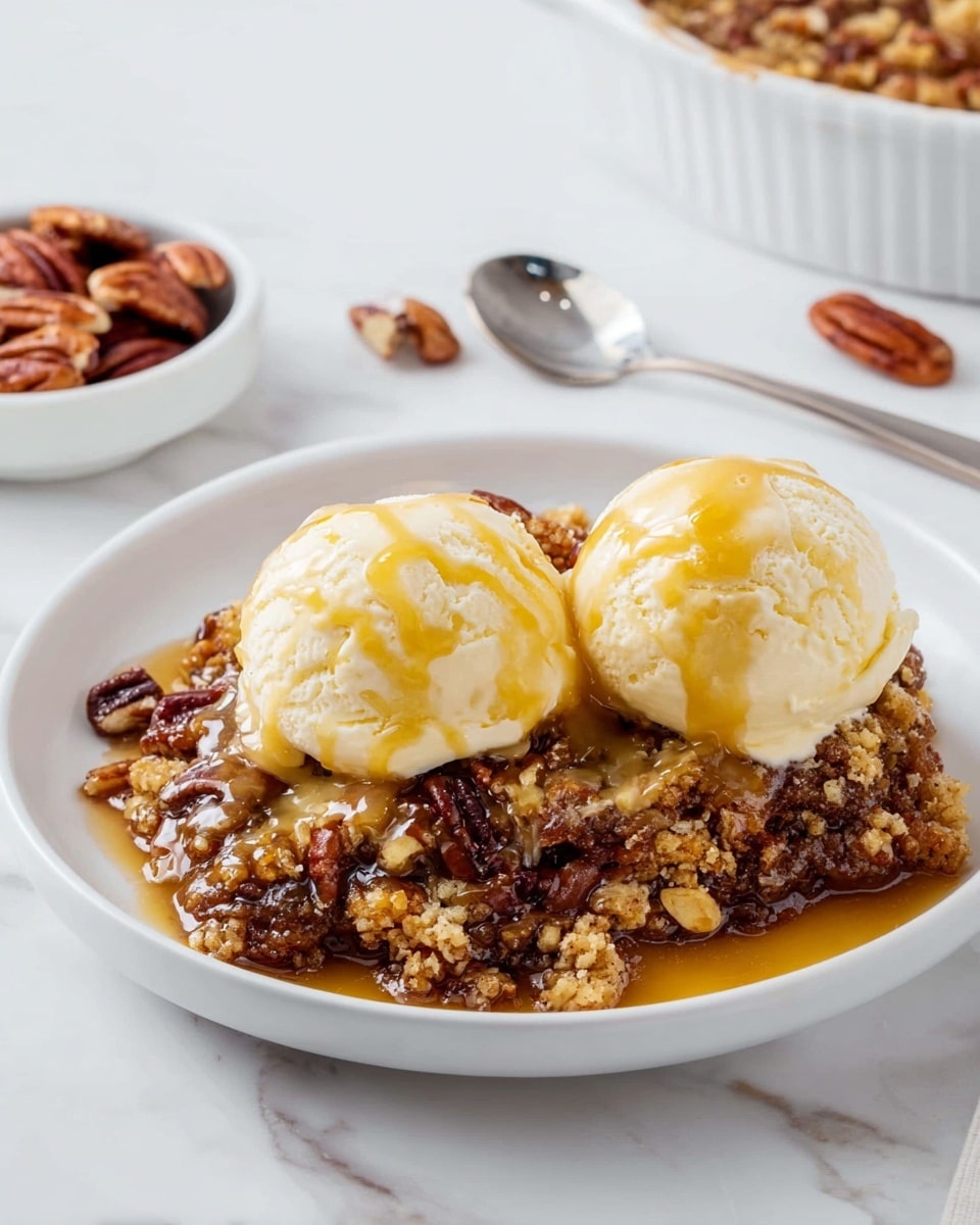 Pecan Pie Dump Cake Recipe - Recipe Image