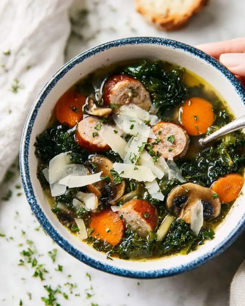 Harvest Italian Sausage and Kale Soup Recipe