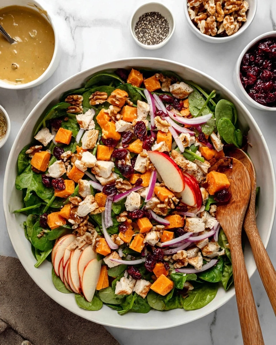 Harvest Chicken Salad With Maple Dijon Dressing Recipe - Recipe Image