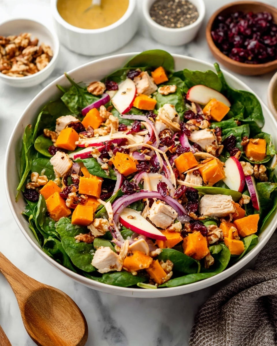 Harvest Chicken Salad With Maple Dijon Dressing Recipe - Recipe Image