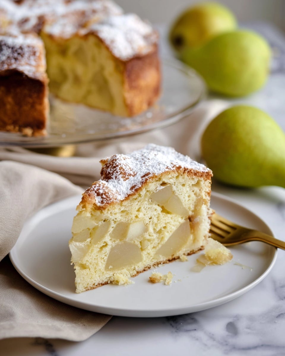 Italian Pear Cake Recipe - Recipe Image