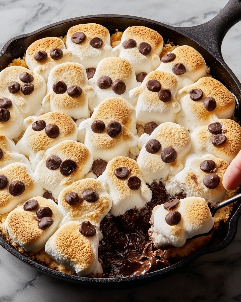 Ghost S'mores Dip Recipe - Recipe Image