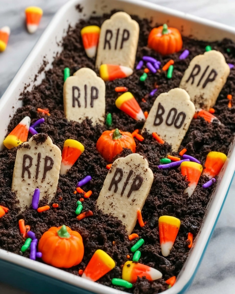 Graveyard Chocolate Cheesecake Dip Recipe - Recipe Image