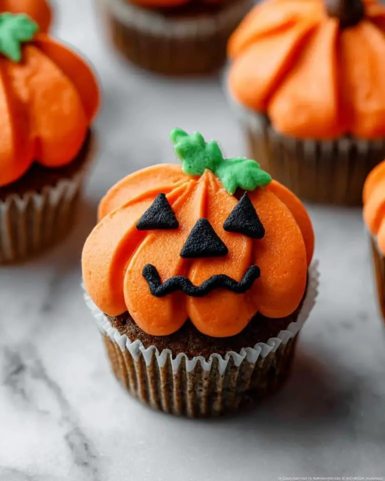 Easy Decorated Halloween Cupcakes Recipe