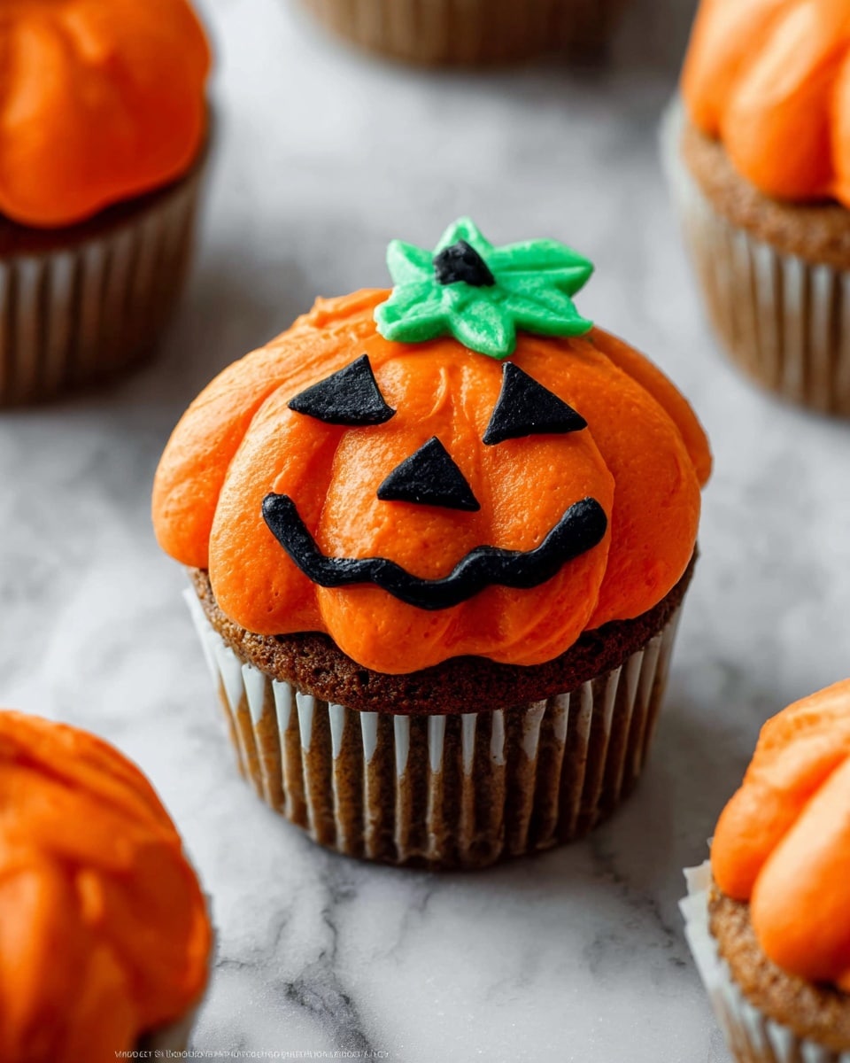 Easy Decorated Halloween Cupcakes Recipe - Recipe Image