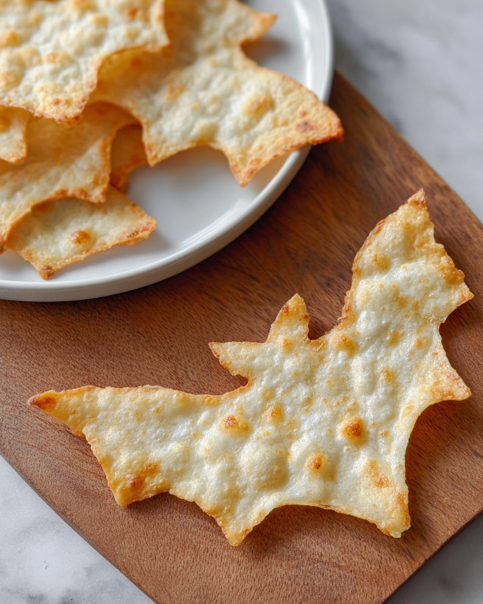 Baked Halloween Tortilla Chips Recipe - Recipe Image